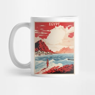 Red Sea Beaches Egypt Vintage Poster Tourism 2 Mug